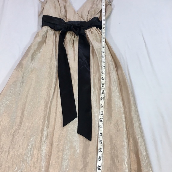 Max and Cleo Blush Shimmer Cocktail Dress - Picture 9 of 16